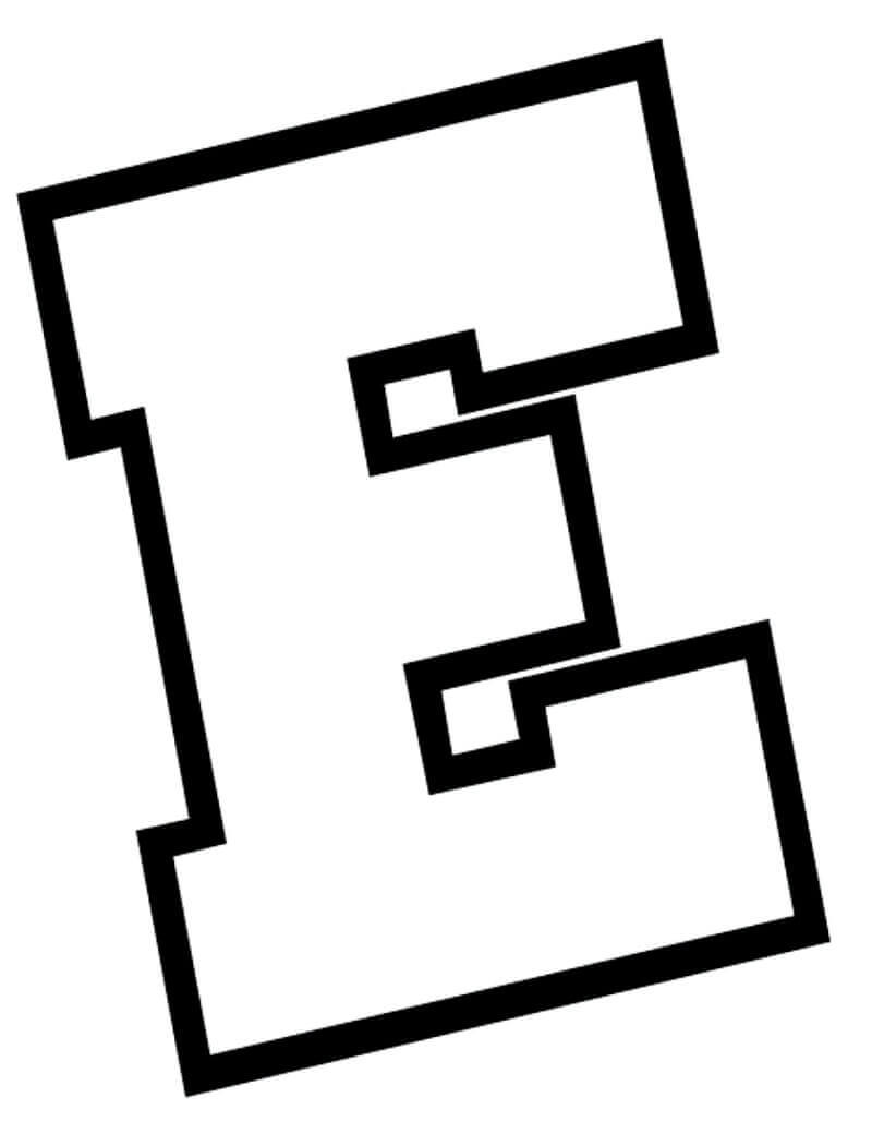Letra E 5
