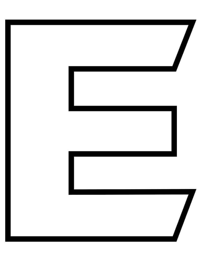 Letra E 7