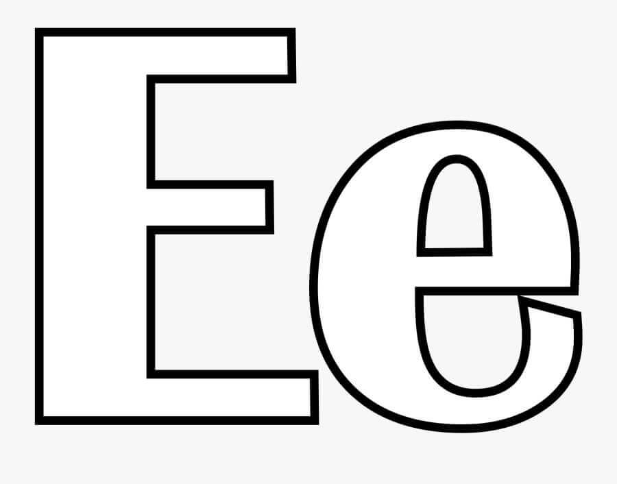 Letra E 8