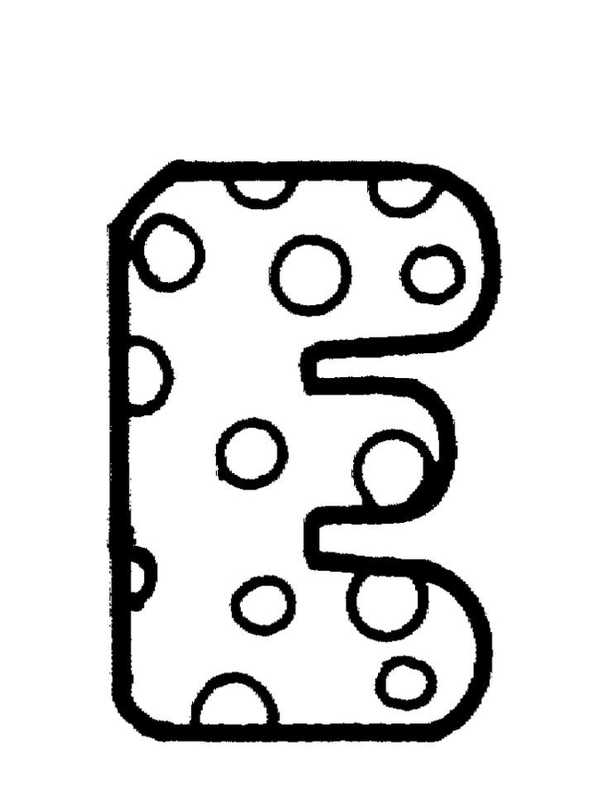 Letra E