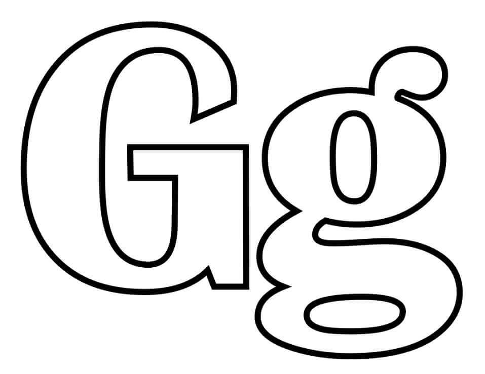 Letra G g