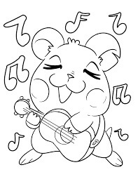Lindo, Hámster, Tocar la Guitarra