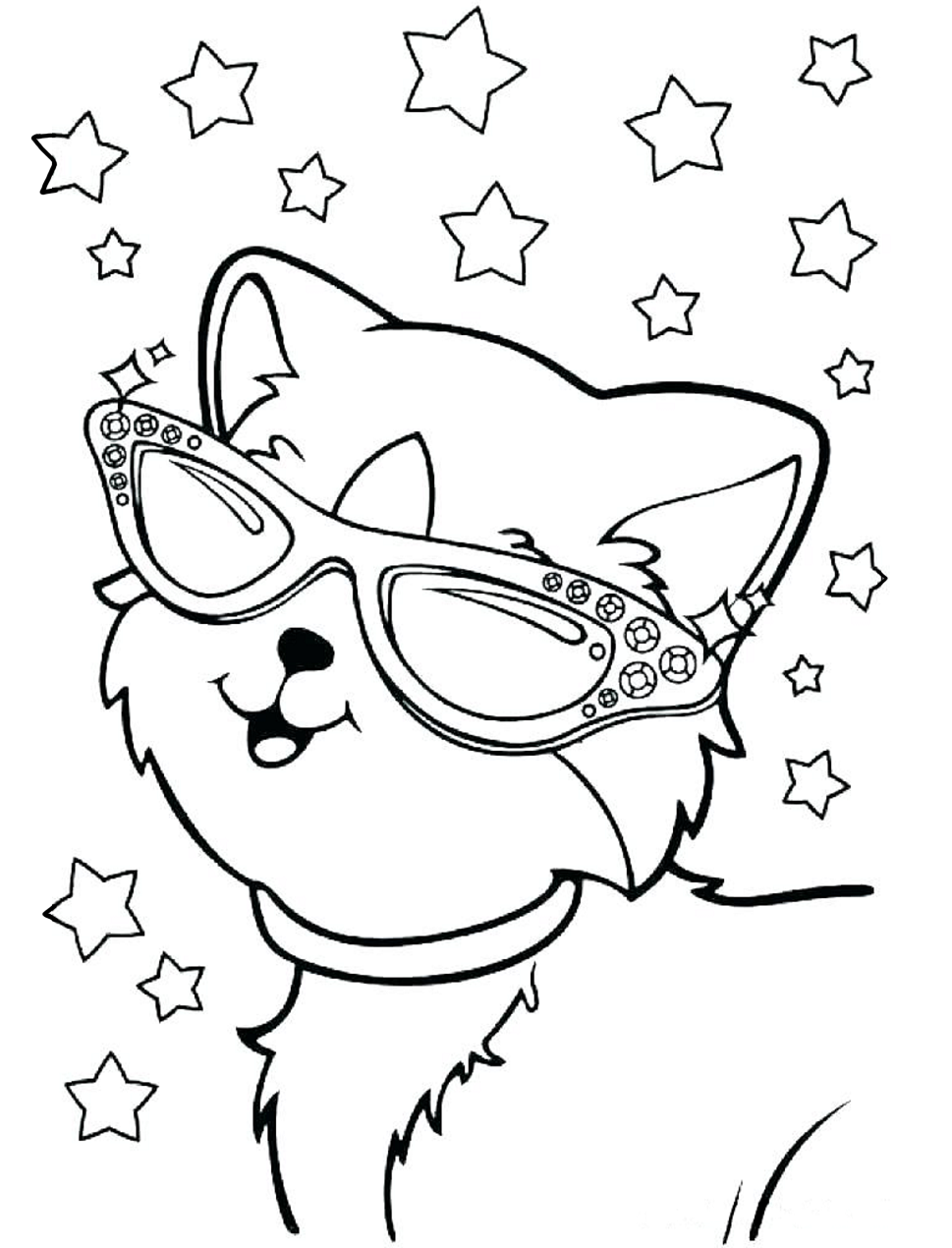Lisa Frank Gato Con Gafas