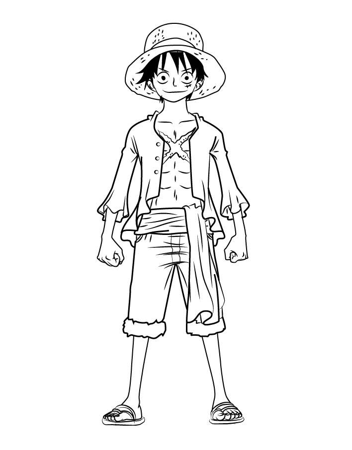 Luffy De Pie