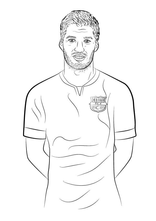 Luis Suárez Sonriendo