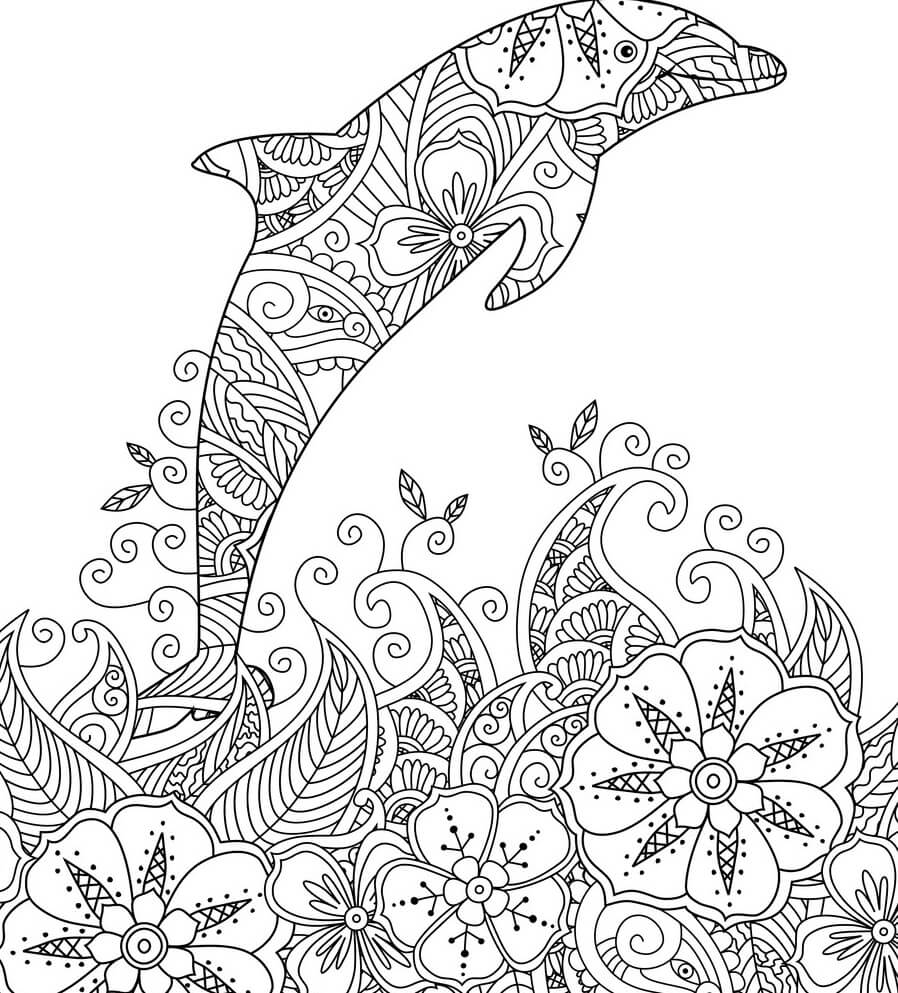 Mandala de Delfines