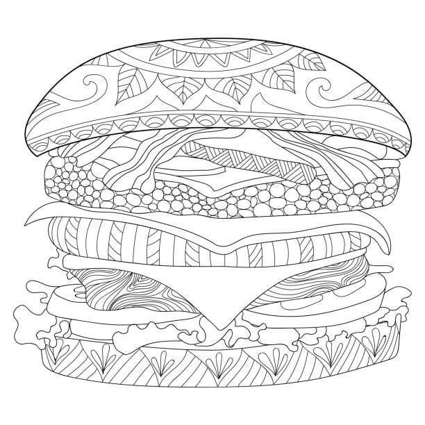 Mandala de Hamburguesa