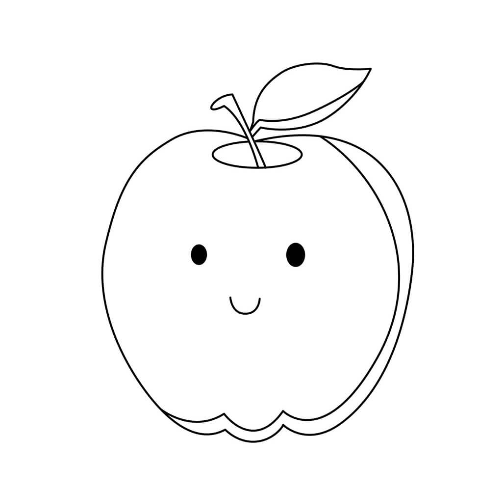 Manzana Sonriente Linda