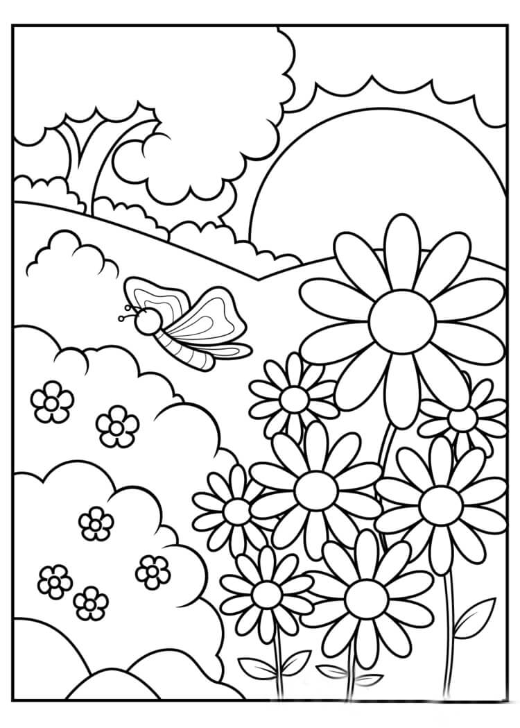 Mariposa Floreciente de Primavera