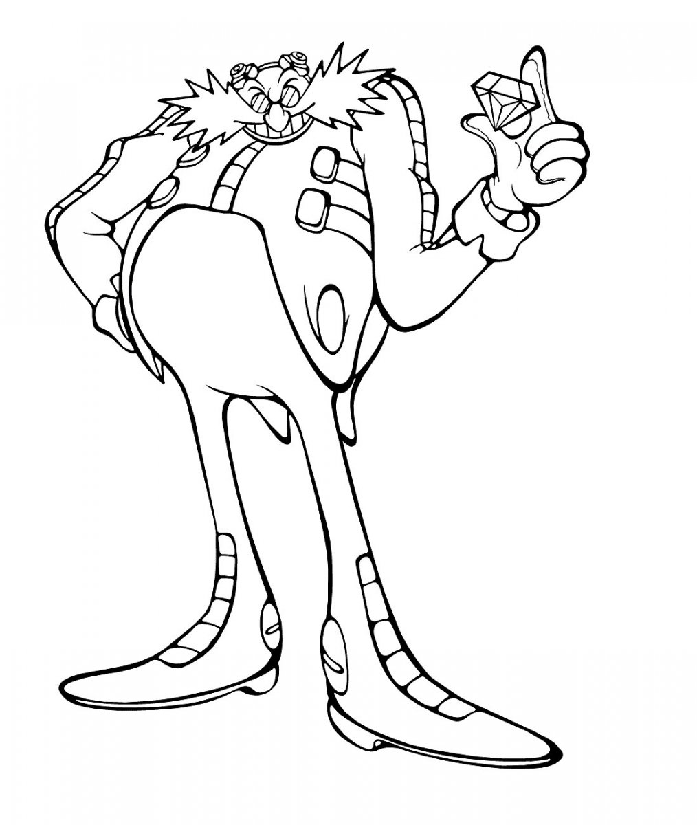 Médico Eggman Con Diamantes