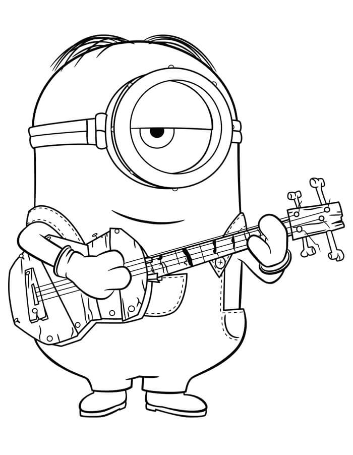 Minion toca la Guitarra