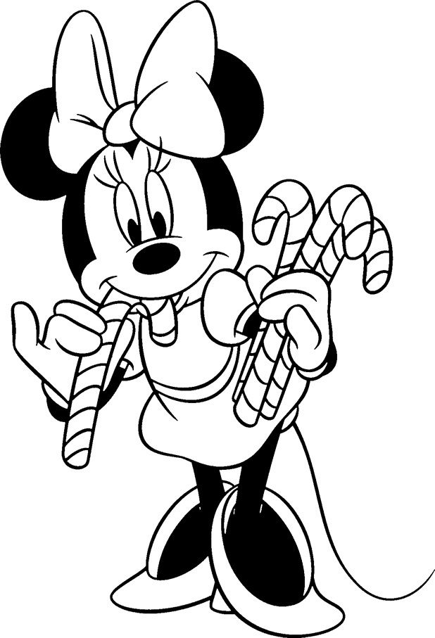 Minnie Comiendo Dulces