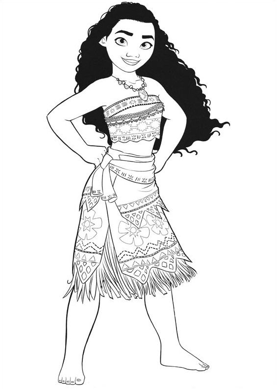 Moana está Sonriendo