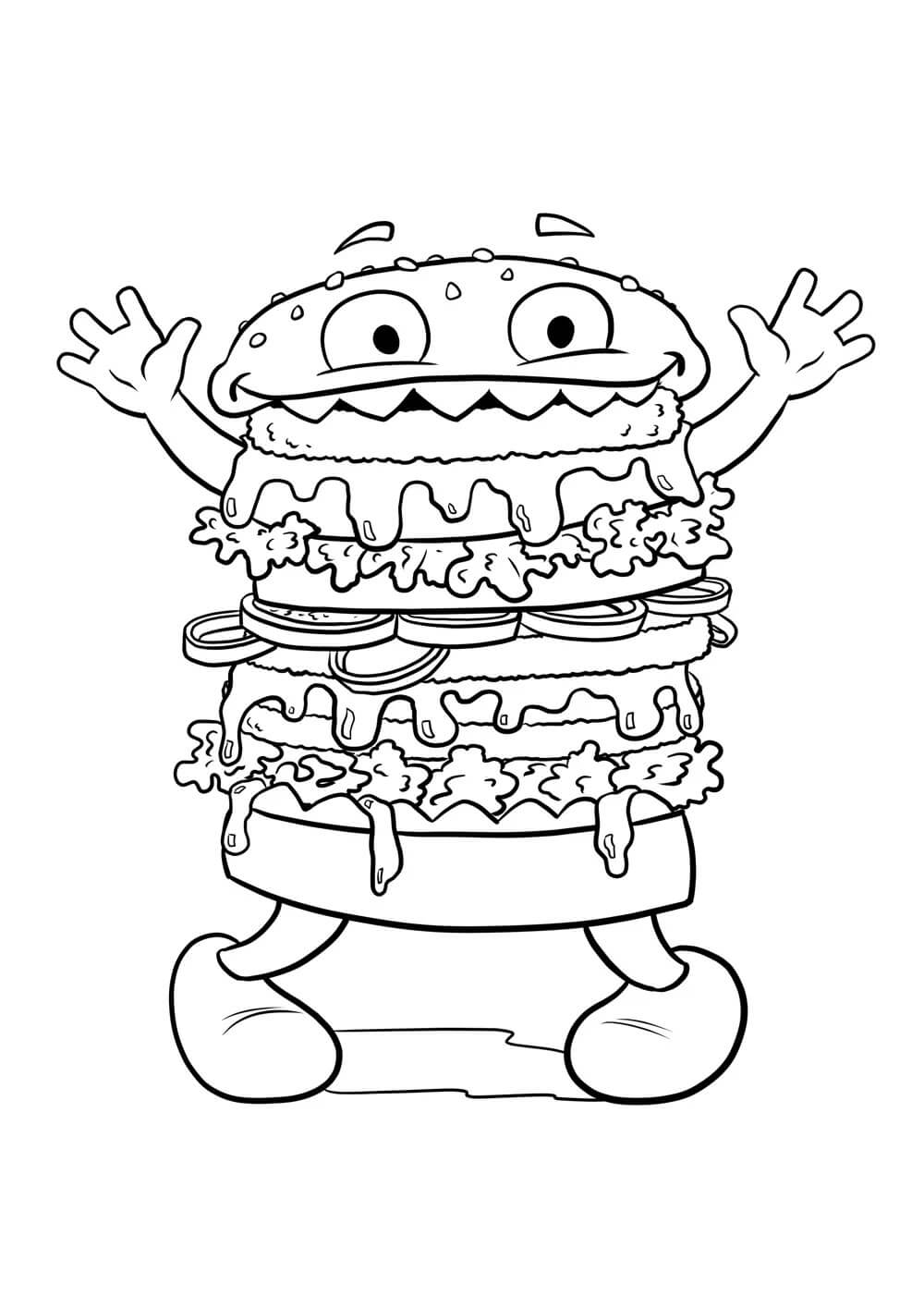 Monstruo Tonto de la Hamburguesa