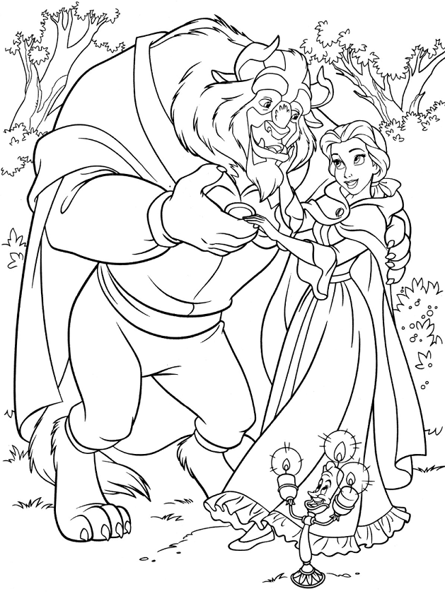 Monstruo Y Belle Bailando