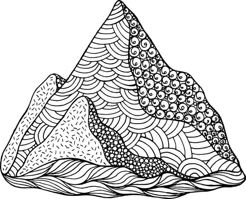 Montaña Doodle