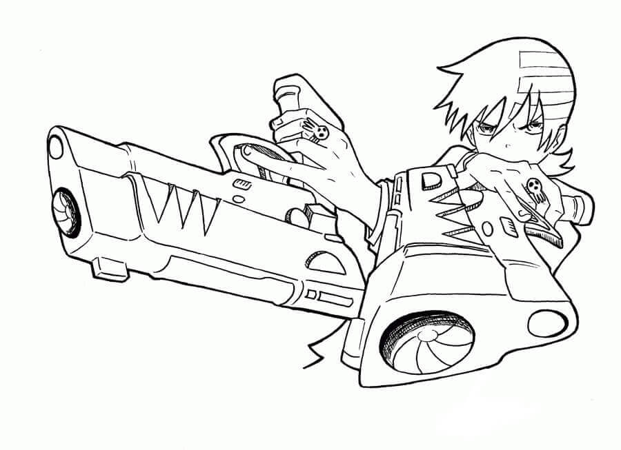 Muerte Al Niño De Soul Eater Con Armas