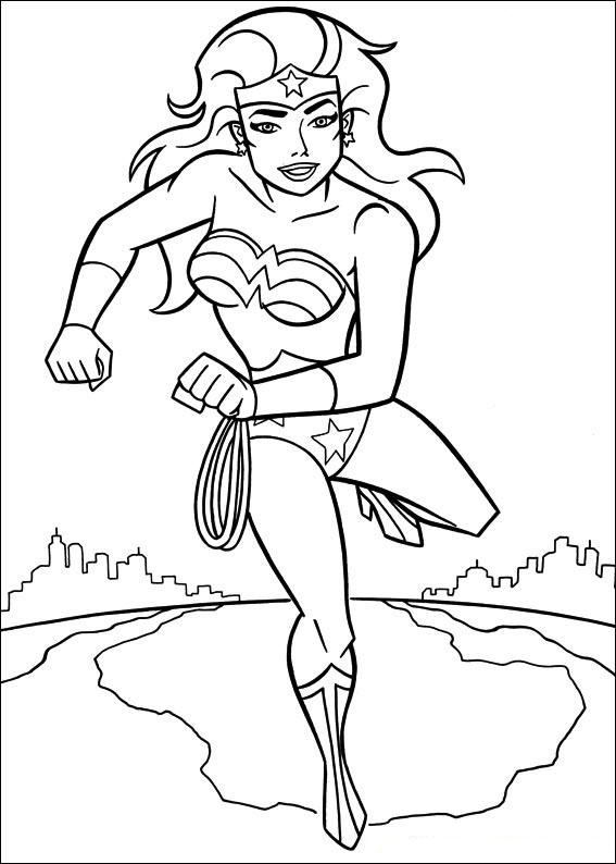 Mujer Maravilla Corriendo