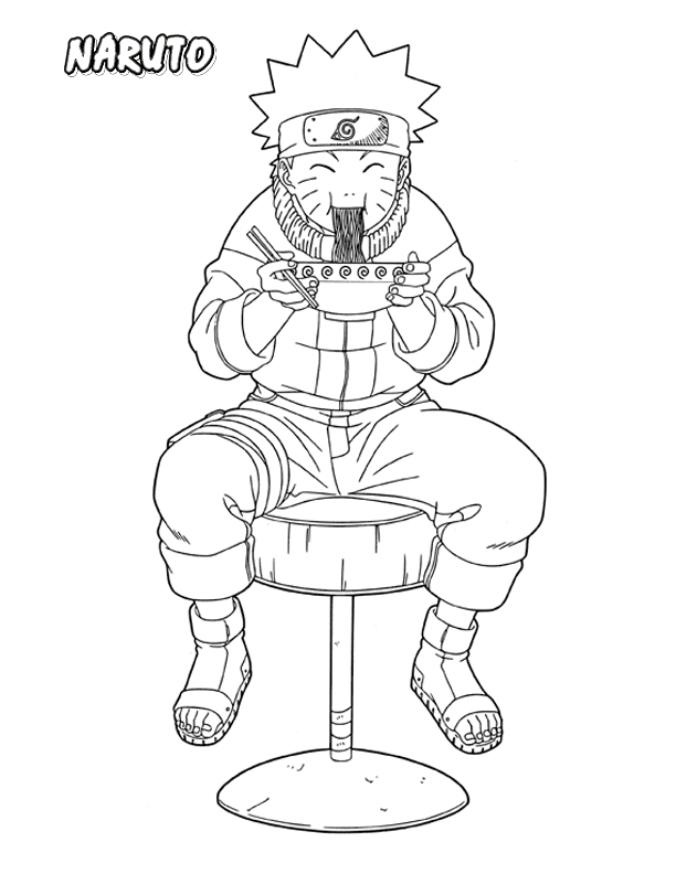 Naruto Comiendo Ramen