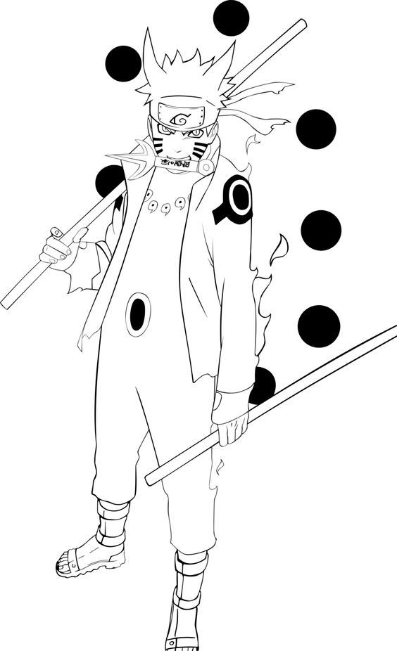Naruto En El Modo Sabio De los Seis Caminos