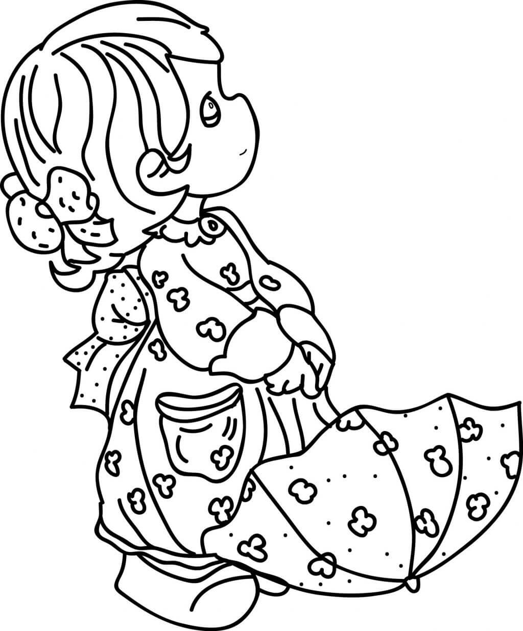 Niña con Paraguas