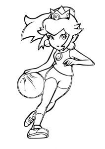Niña Jugando Baloncesto