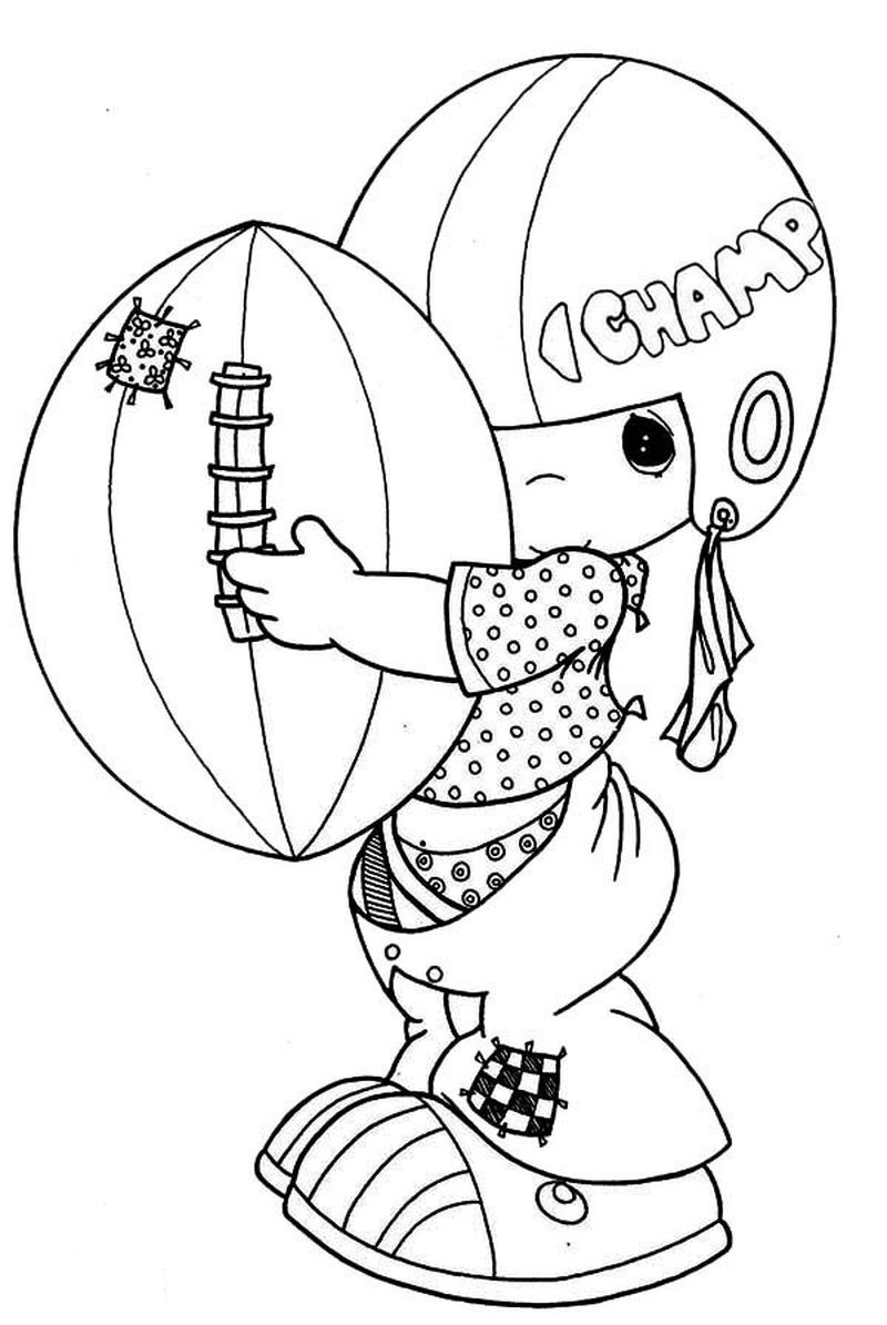 Niña, Jugar Al Balompié