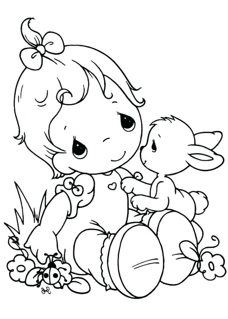 Niña Y Conejo