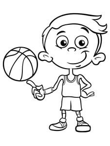 Niño con Baloncesto