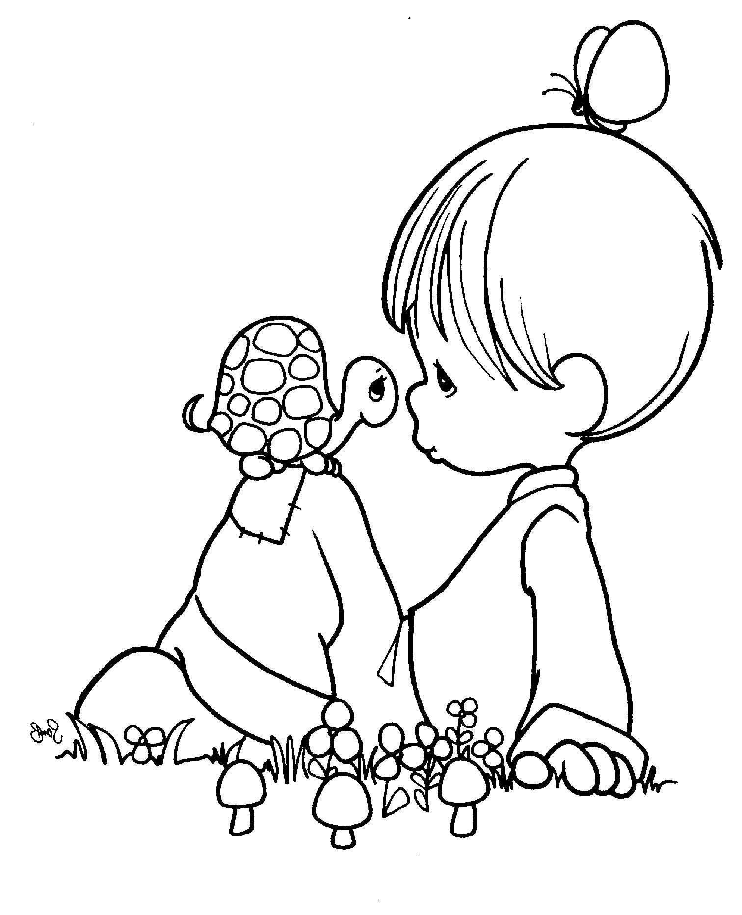 Niño Y Tortuga