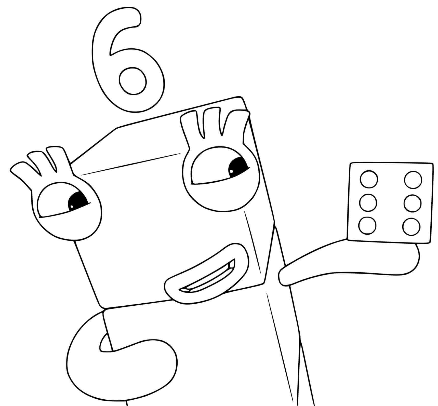 Numberblocks Seis