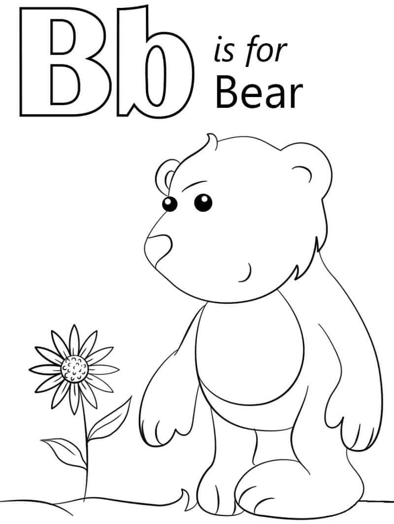 Oso Letra B