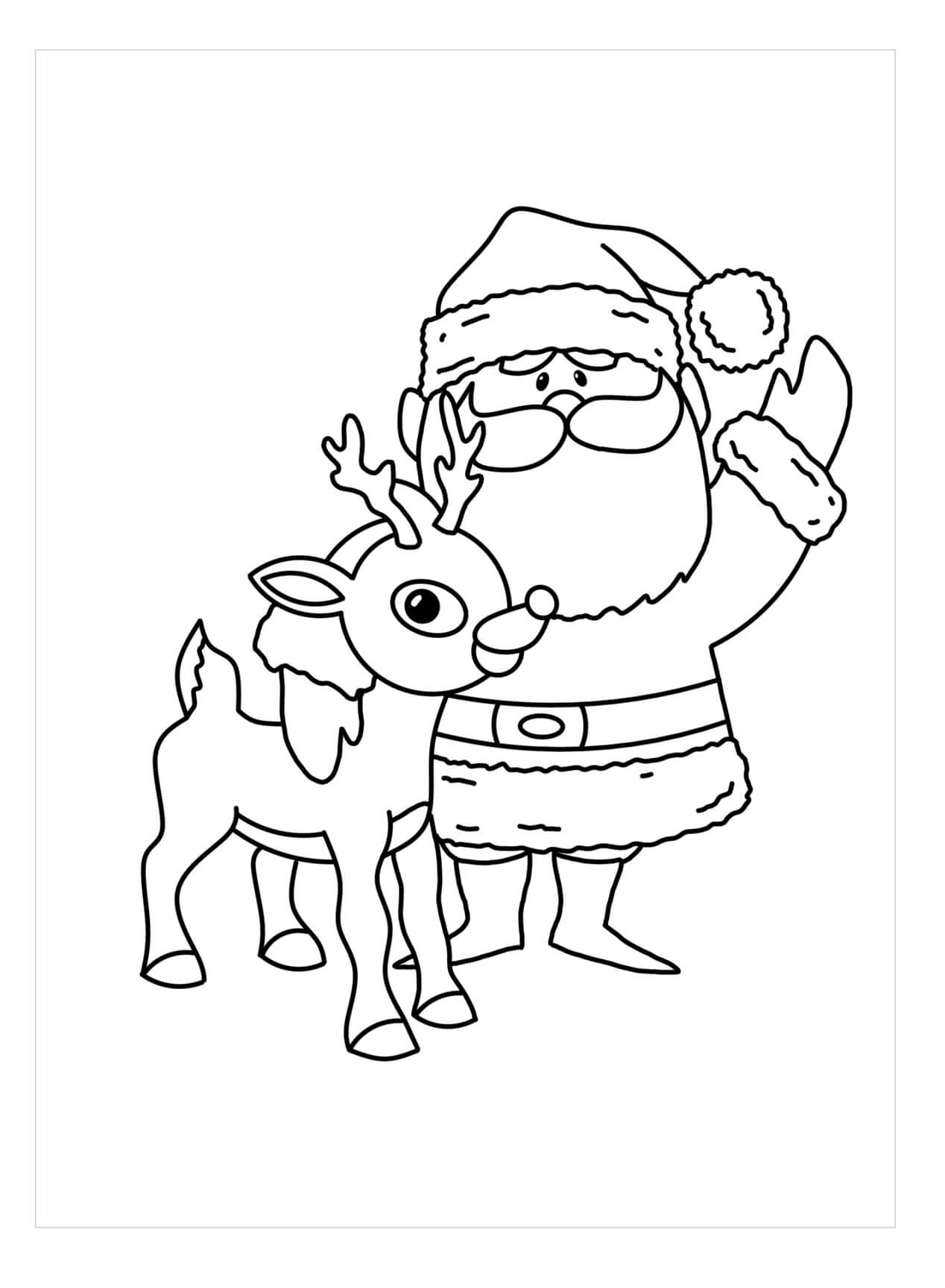 Papá Noel con Reno