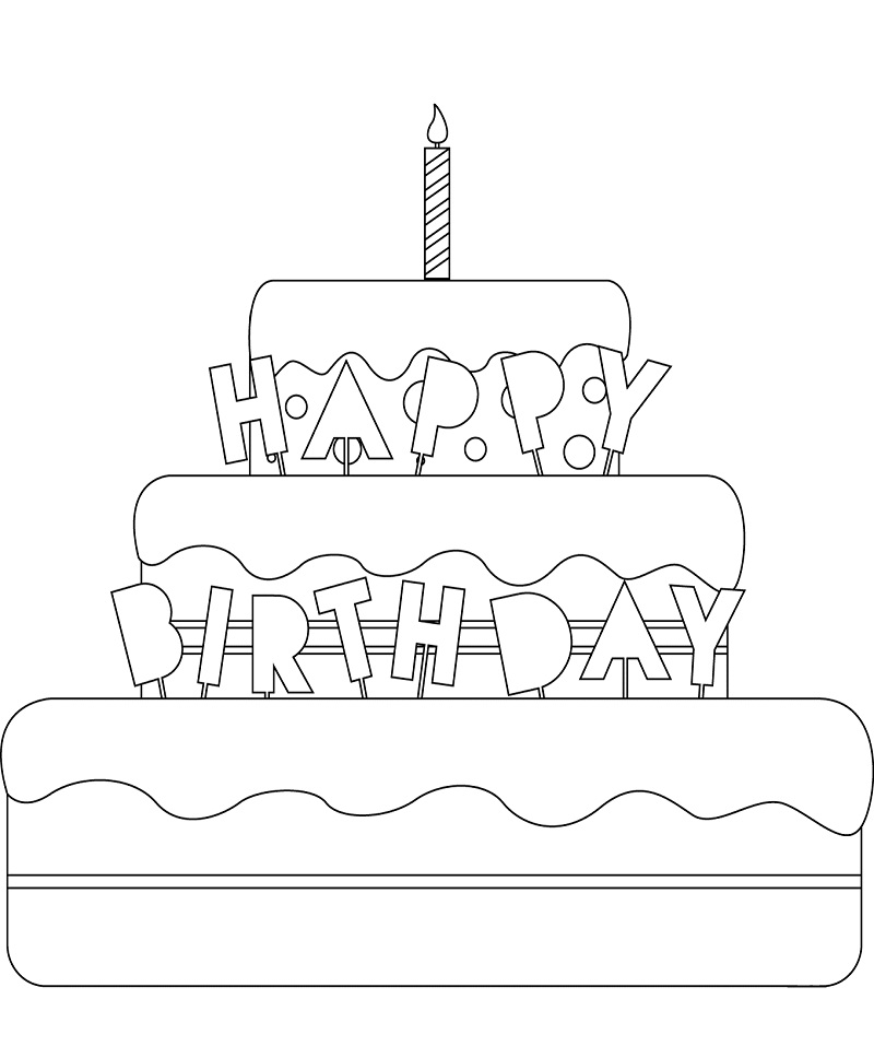 Pastel De Cumpleaños