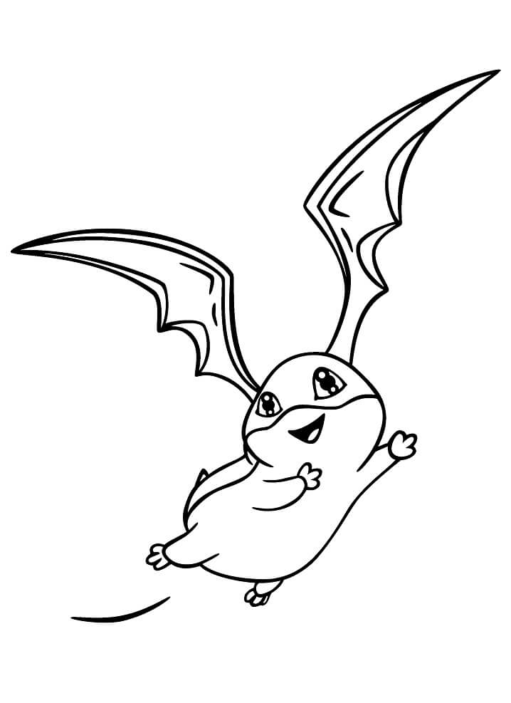 Patamon Feliz Vuelo
