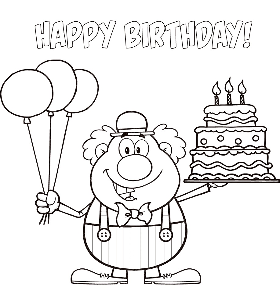 Payaso Feliz Cumpleaños