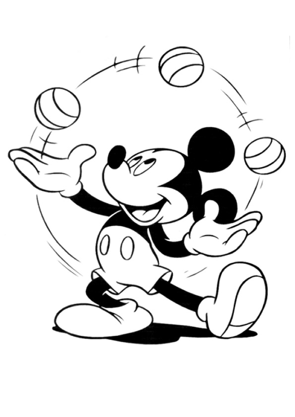 Pelotas De Malabarismo De Mickey Ratón