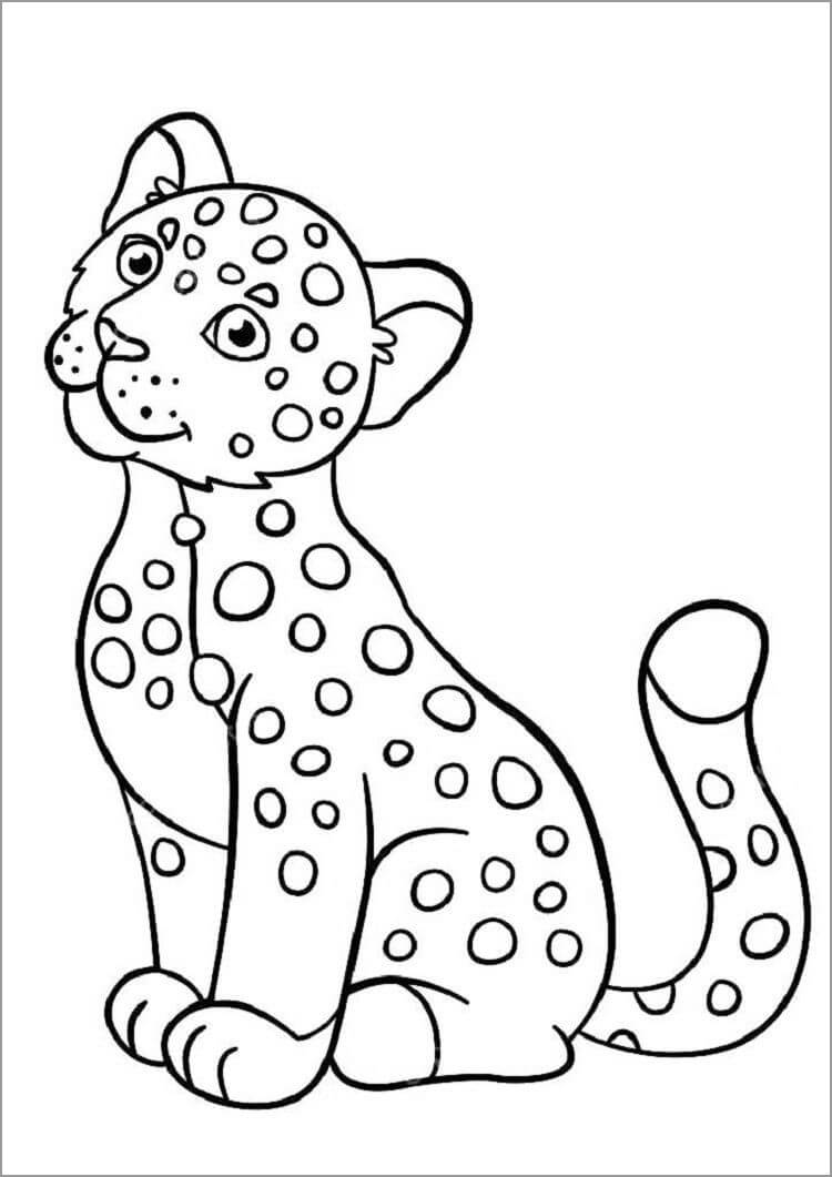 Pequeño Jaguar Sentado