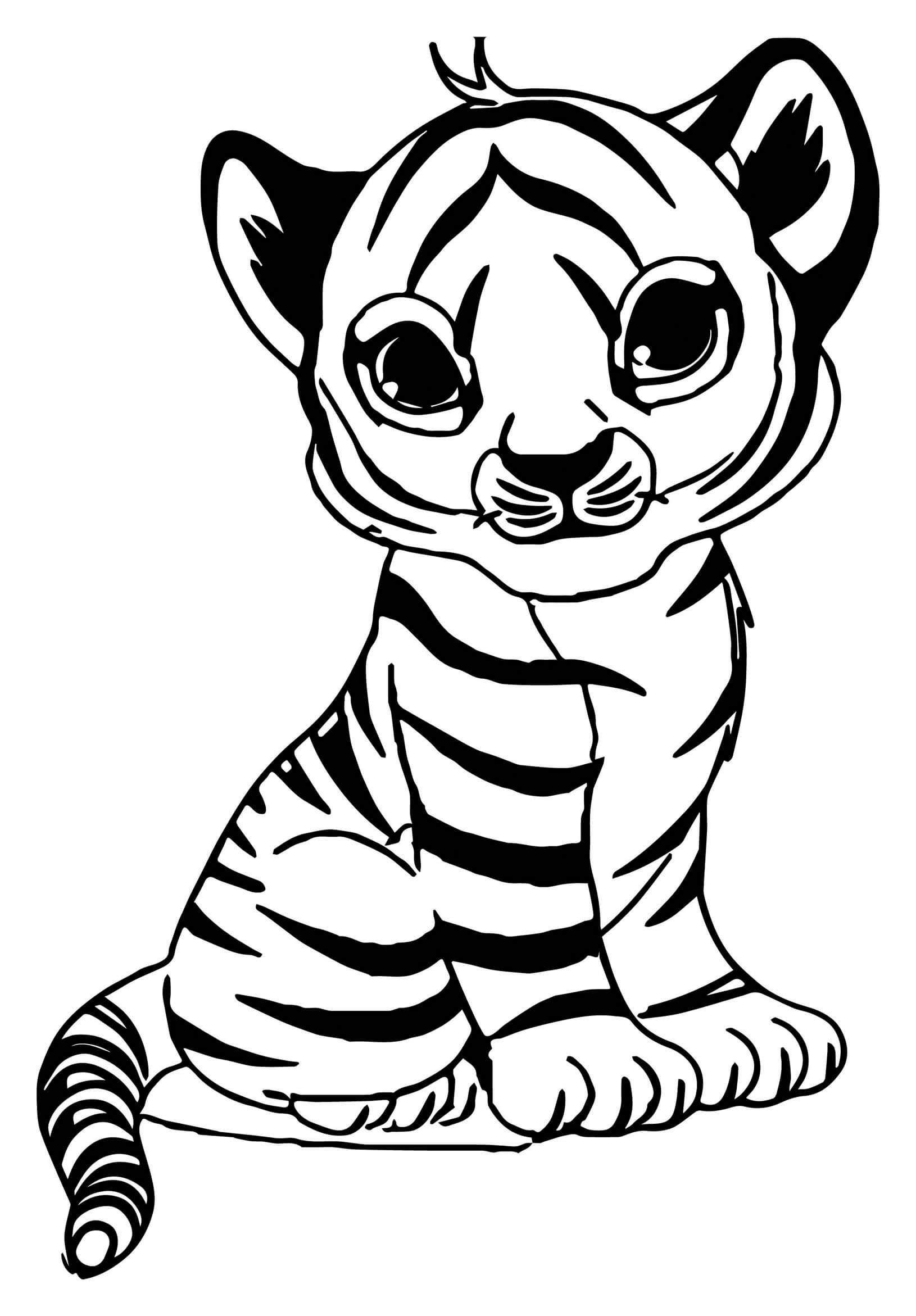 Pequeño Tigre Sentado