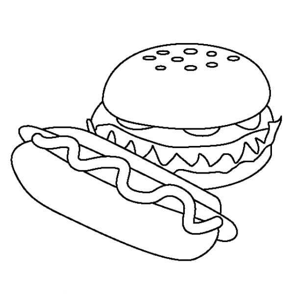 Perrito Caliente y Hamburguesa
