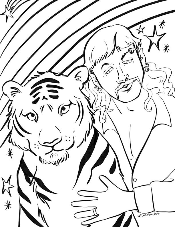Persona con Tigre