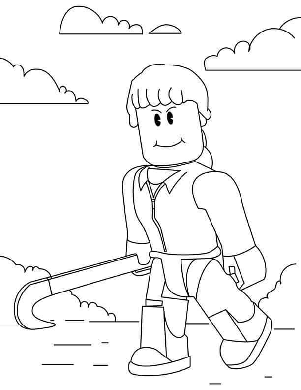 Personaje Roblox Caminando