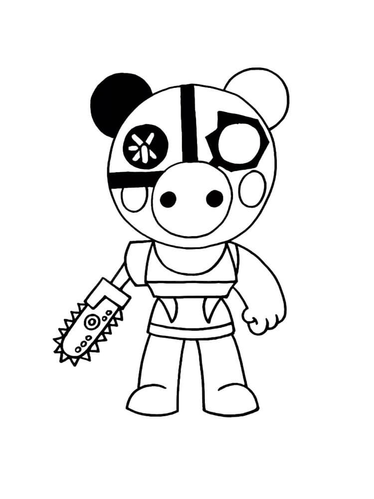 Piggy Roblox con Pistola
