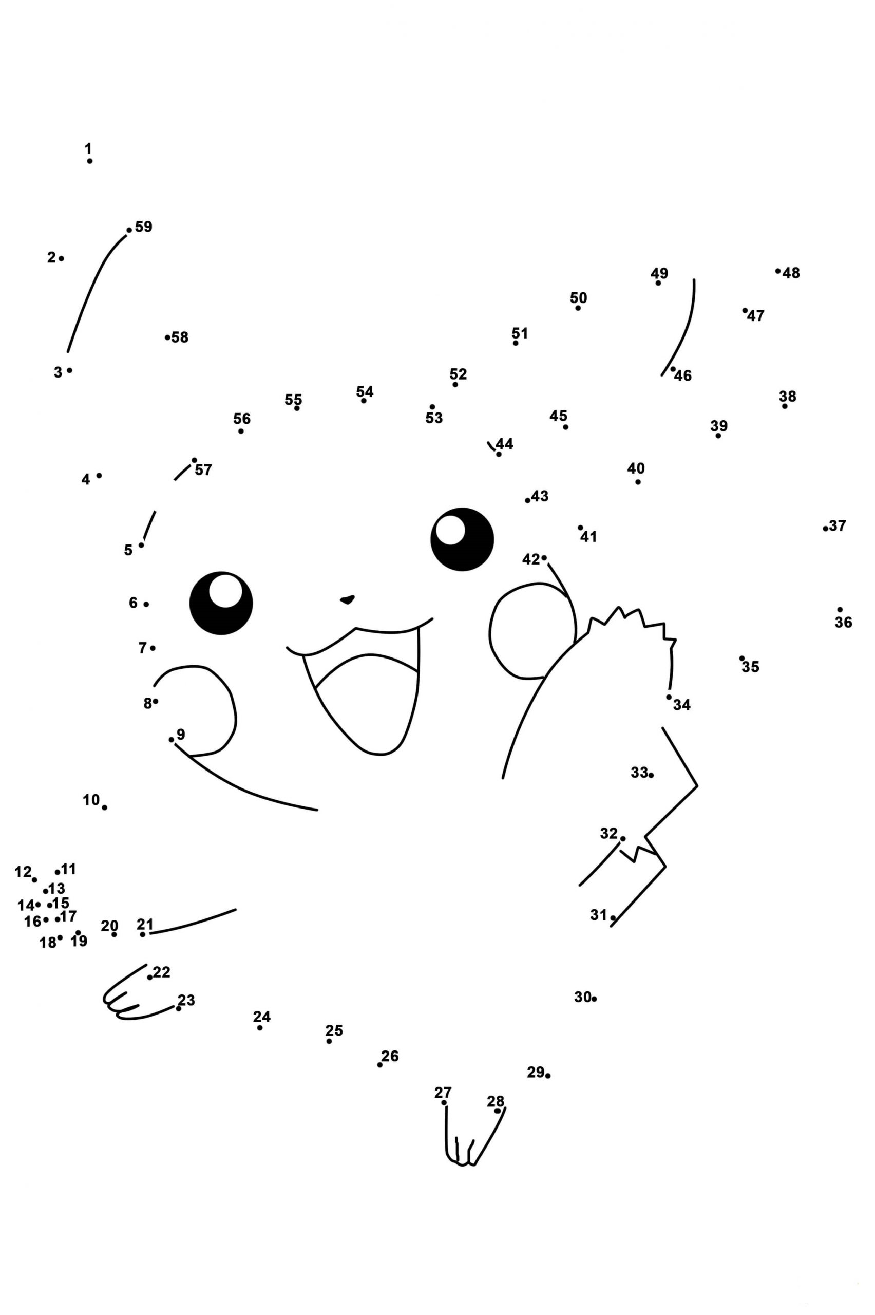 Pikachu Punto A Puntos