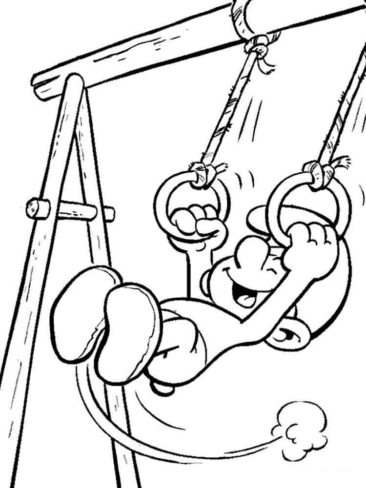 Pitufo Balanceándose