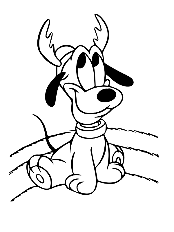 Pluto Reindeer Navidad