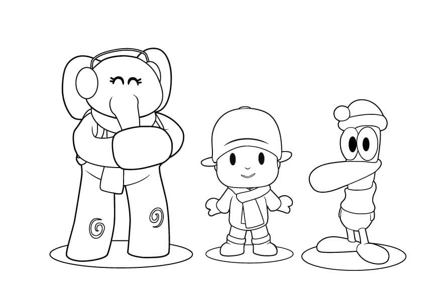 Pocoyo y Amigos en Invierno