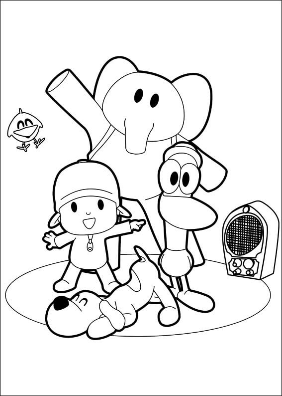 Pocoyo y Amigos Lindos