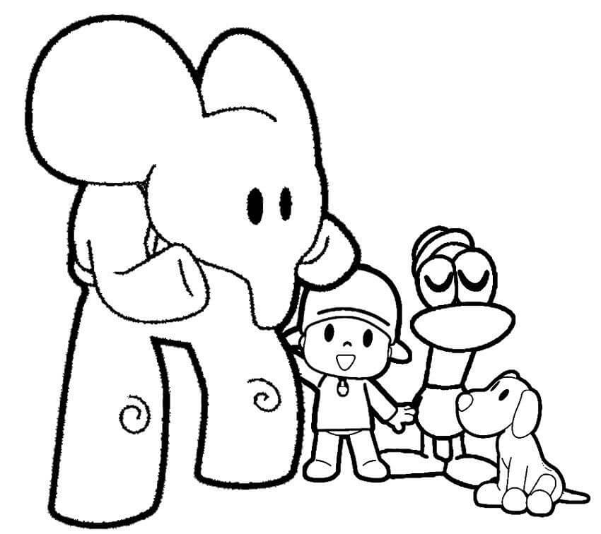 Pocoyo y sus Amigos Graciosos
