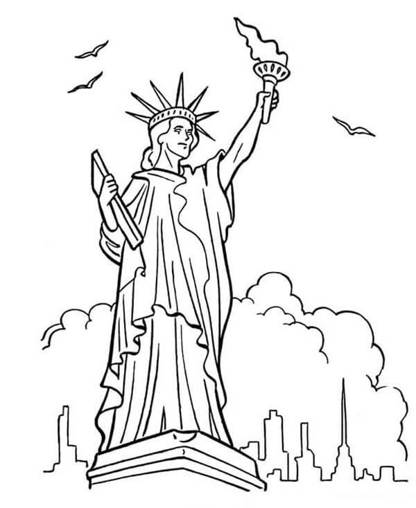 Preciosa Estatua de la Libertad